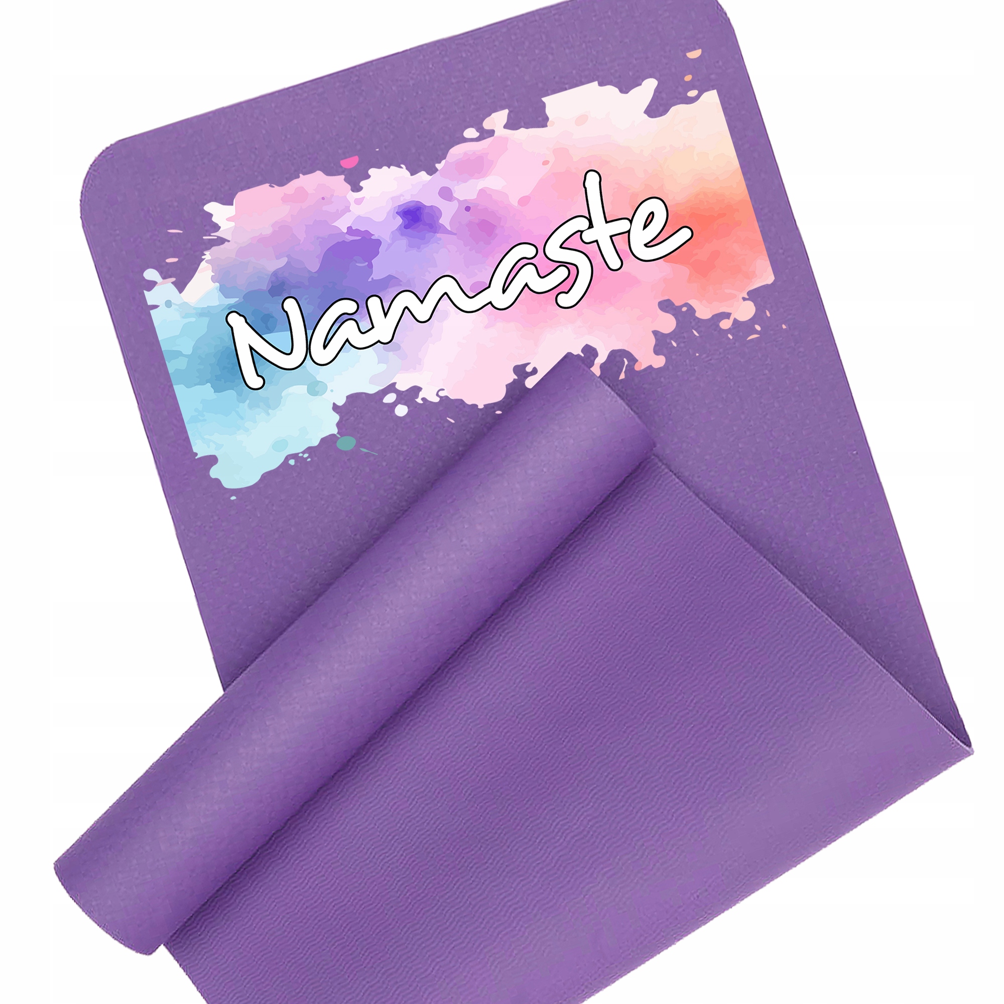Mata Do Ćwiczeń Fioletowa Fitness Joga Namaste Karimata Treningowa Pilates