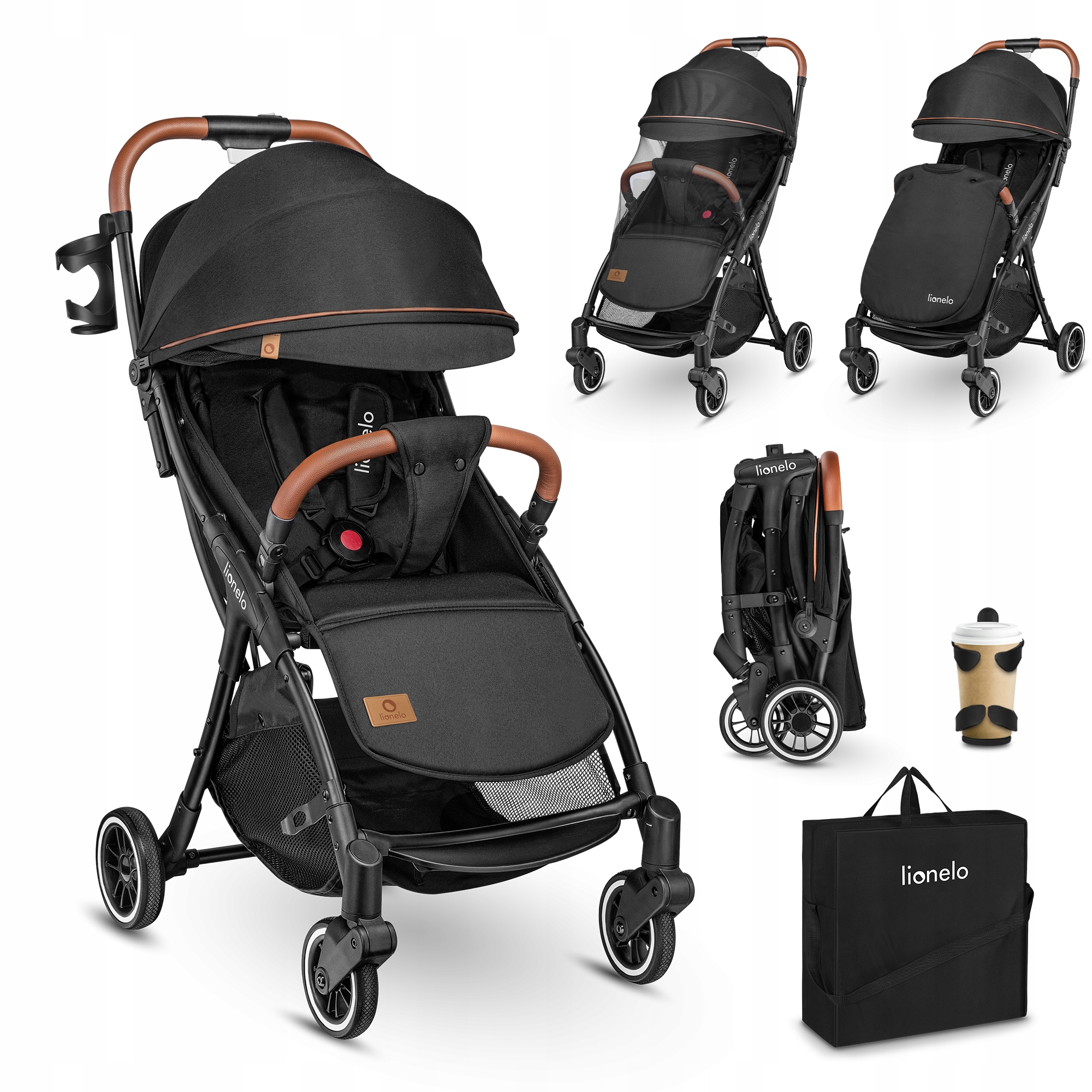 

Wózek Spacerowy Lionelo Julie One Moskitiera Torba