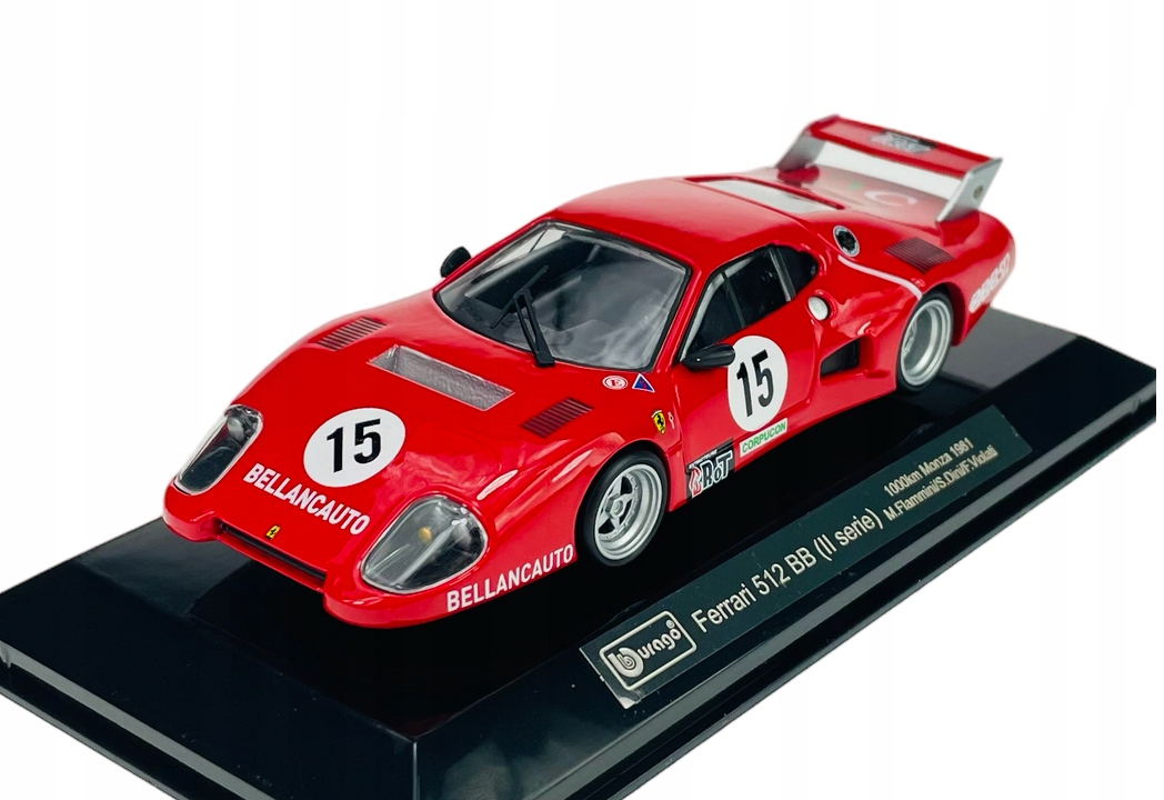 Bburago 1981 Ferrari 512 Bb II Serie Signature Series 1:43 Nový Kov Model