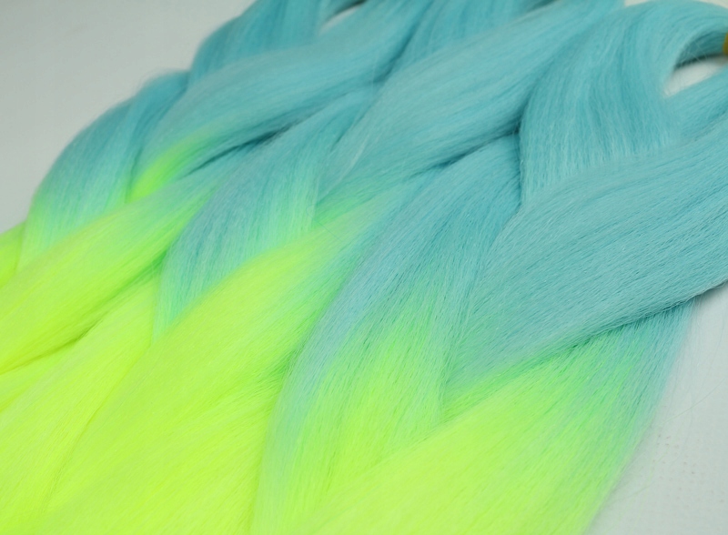 Włosy SYNTETYCZNE do warkoczyków KOLOROWE warkoczyki DOCZEPIANE WŁOSY ombre Typ włosów syntetyczne