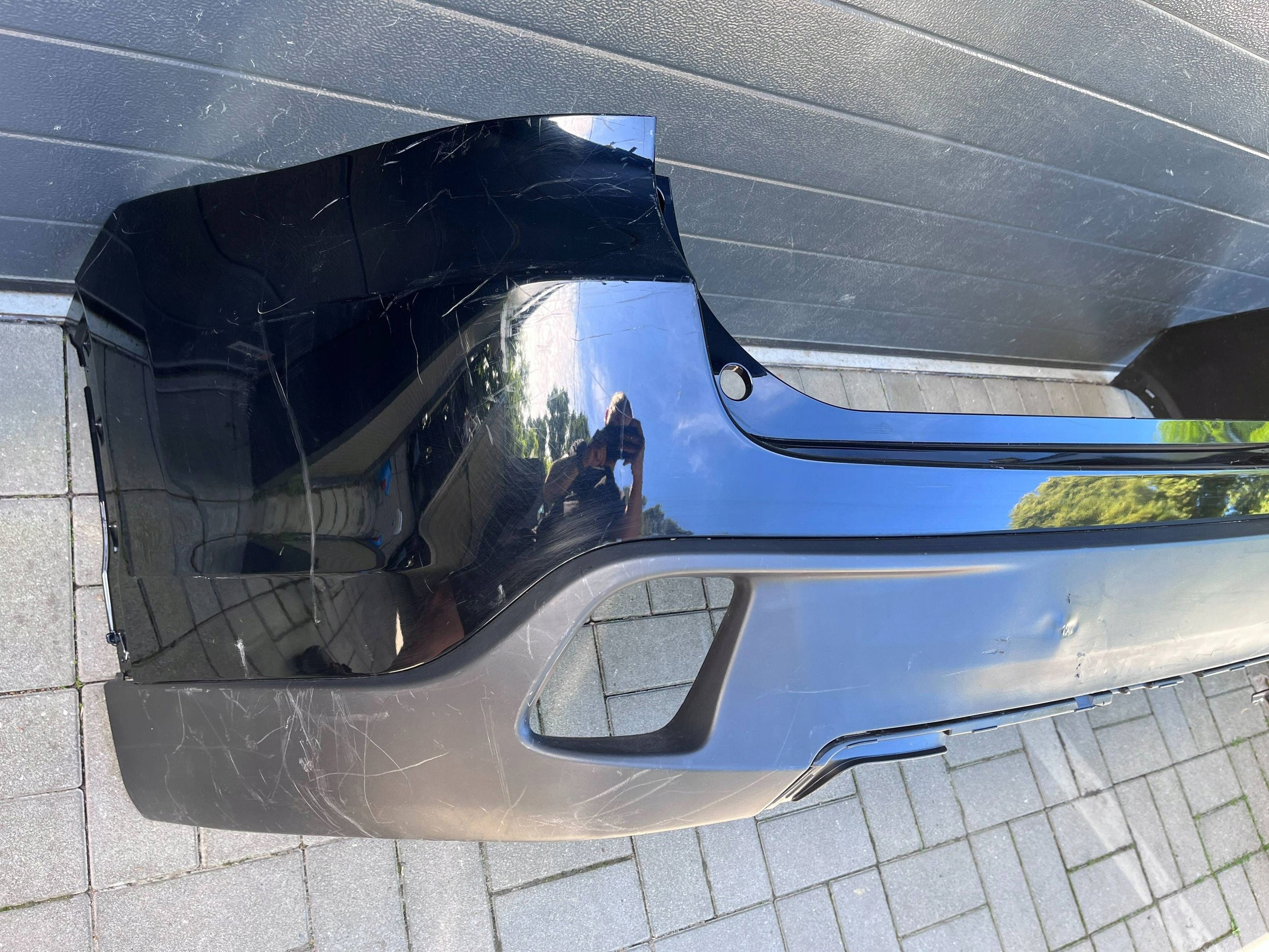 Toyota Highlander 19- bumper rear part rear