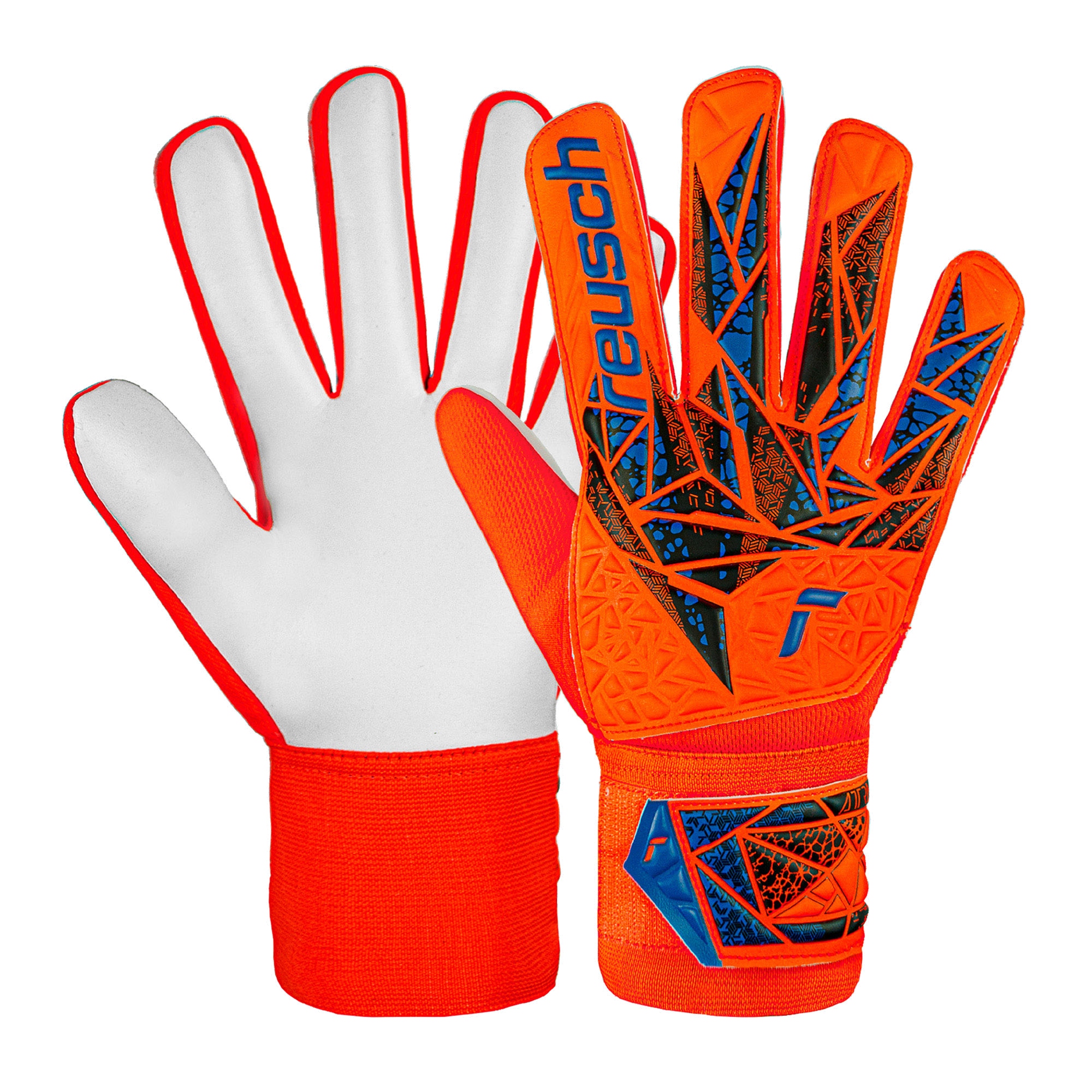 Rękawice bramkarskie Reusch Attrakt Starter Solid bright red/future 10.5