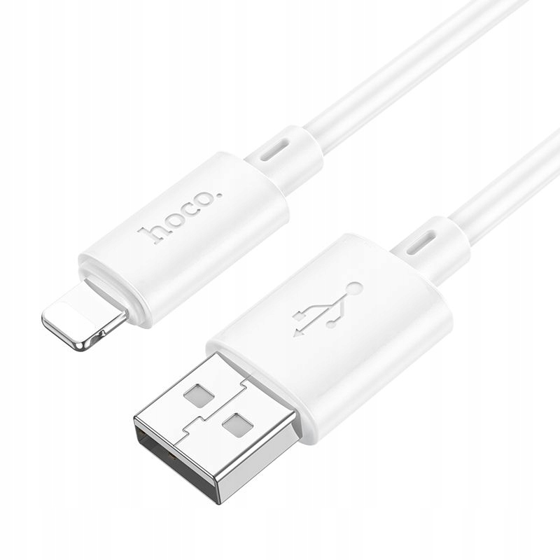 Kabel Usb A do Lightning Hoco 2,4A 1 m X88 biały
