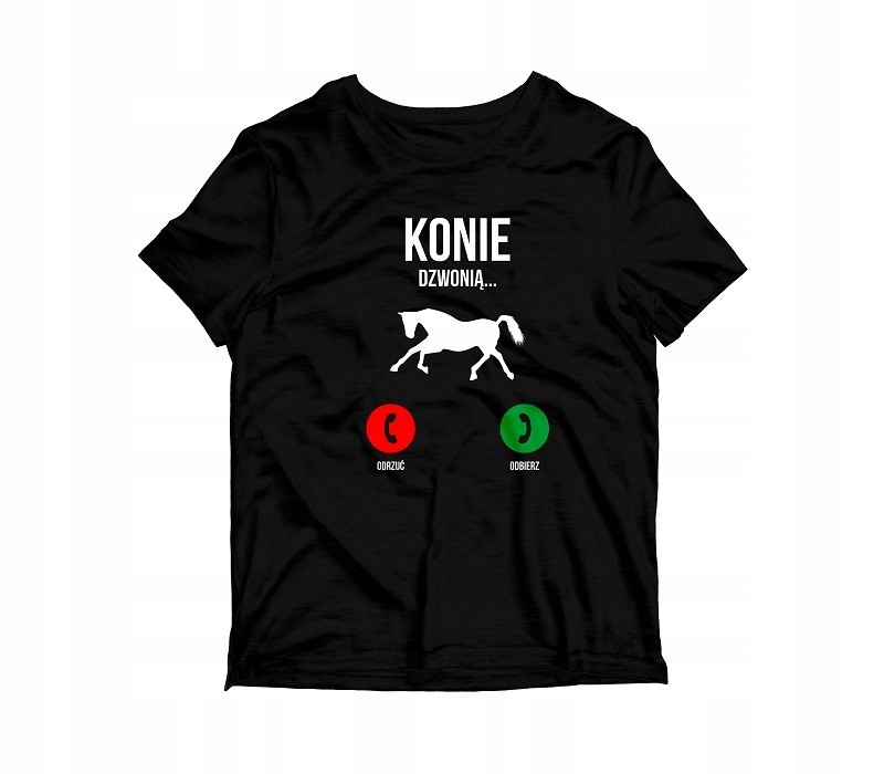 

Koszulka Bawełniana Konie dzwonią Męska M