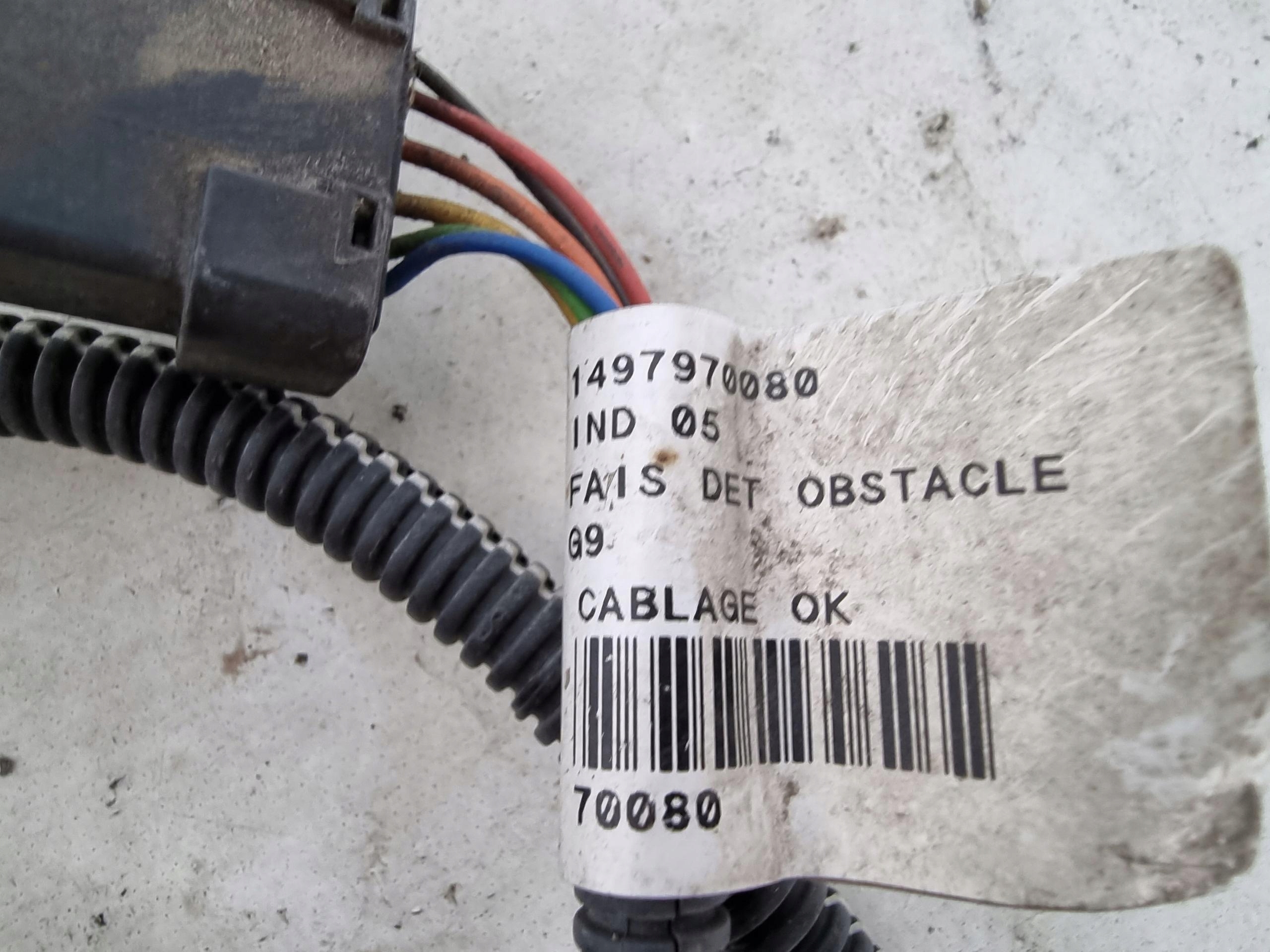 CITROEN JUMPY EXPERT SCUDO II 06-16 wiring bundle PDC 1497970080