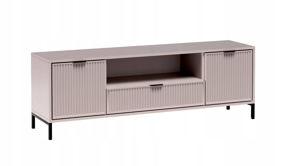 Stylová moderní Rtv komoda Malaga 165 LS-4 do obývacího pokoje Kancelář na nožičkách
