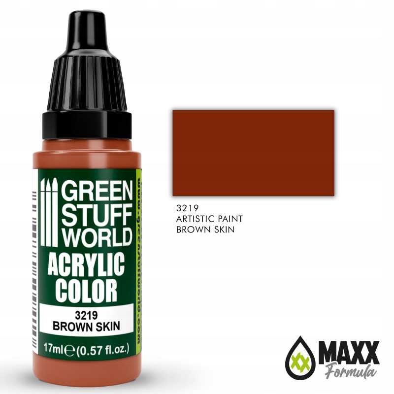 Farba Acrylic Color Brown Skin 17 ml Gsw