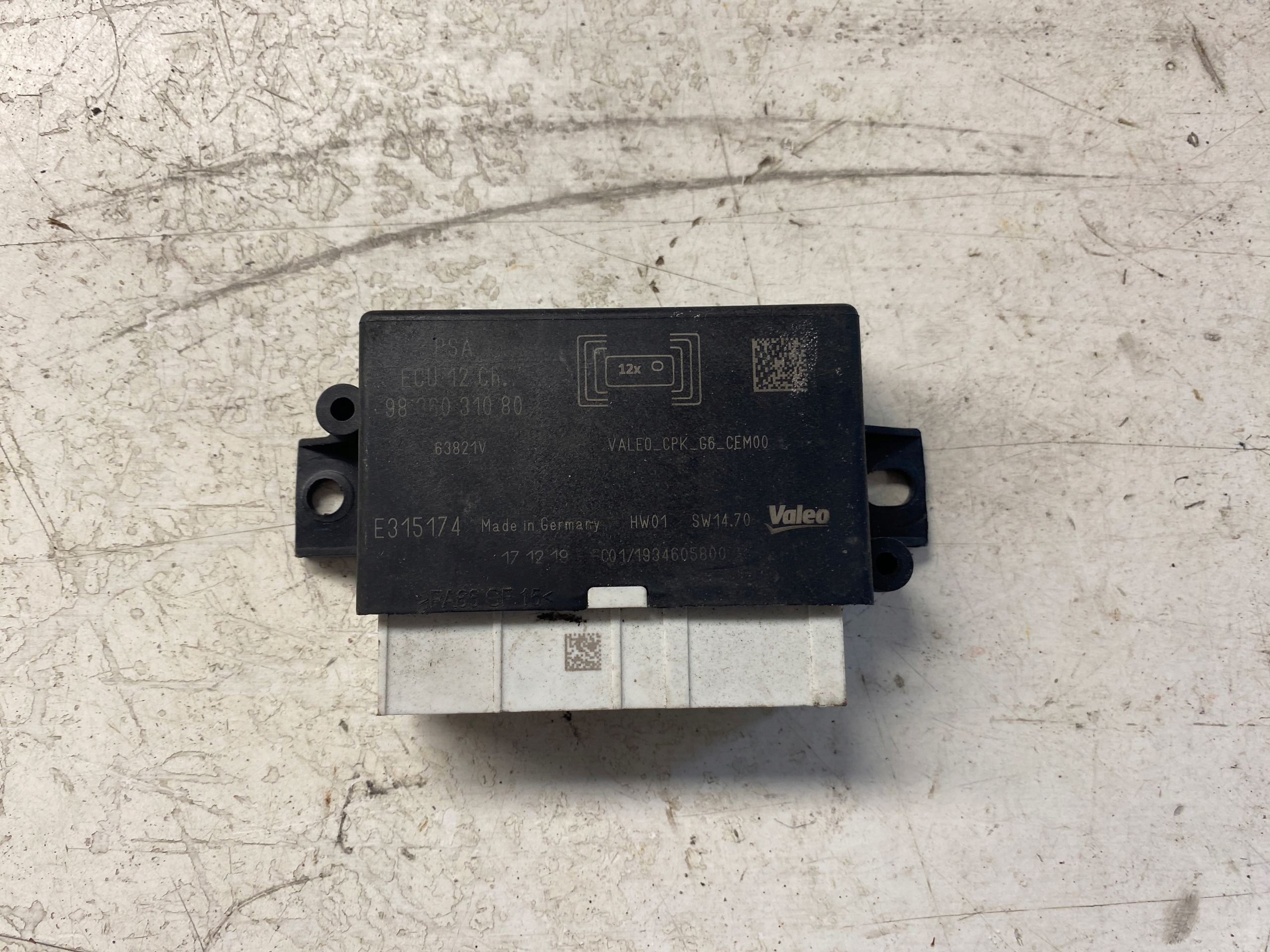 PEUGEOT 508 II PDC ДРАЙВЕР МОДУЛЯ 9836031080