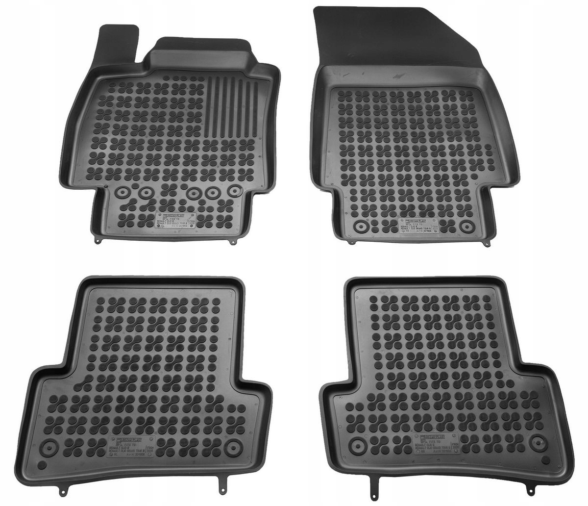 

Dywaniki gumowe, Renault Clio III, 2005-2012