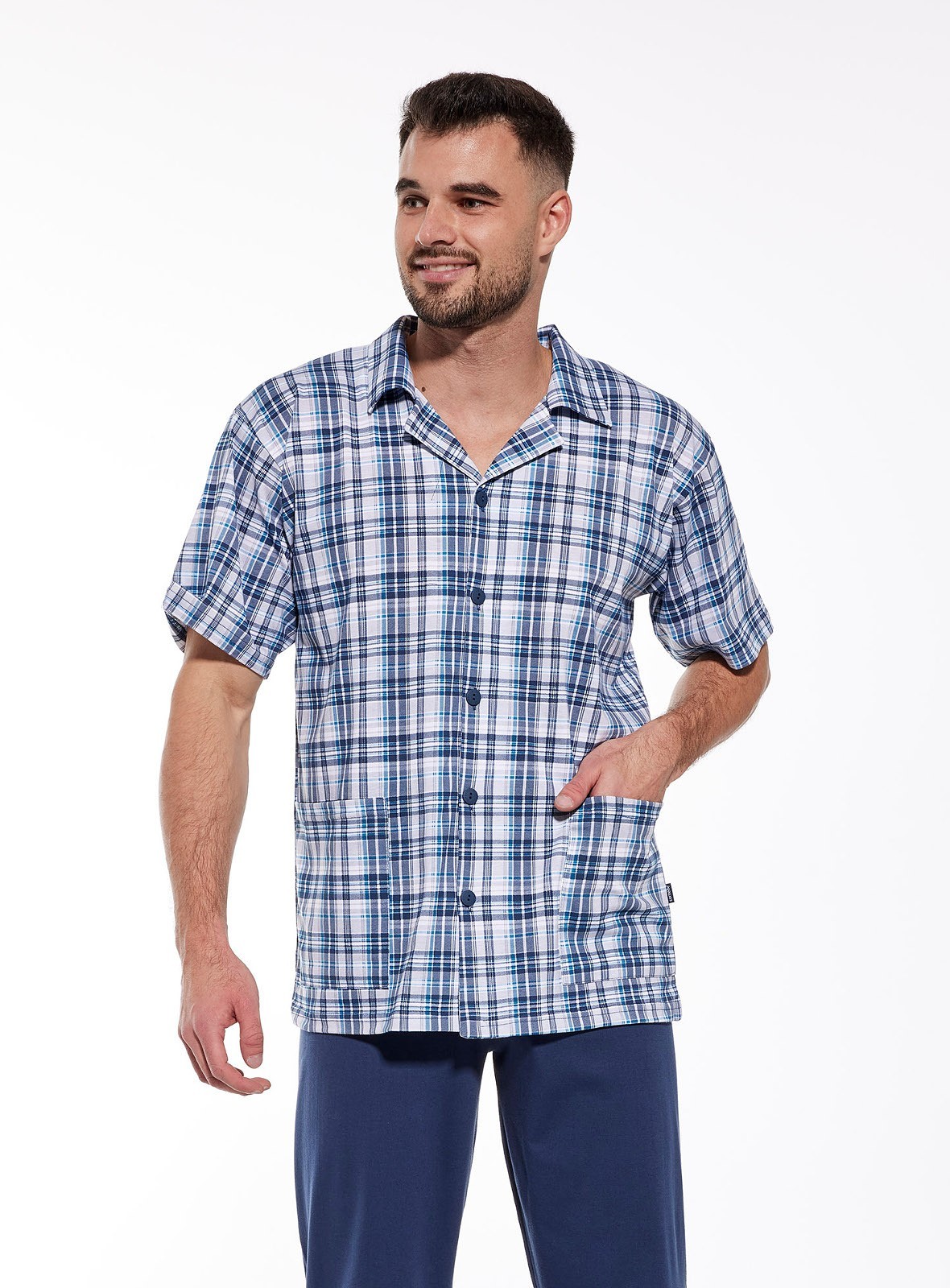Pánské Pyžamo 318/50 Kr vel. 3XL-5XL 5XL tmavě modrá