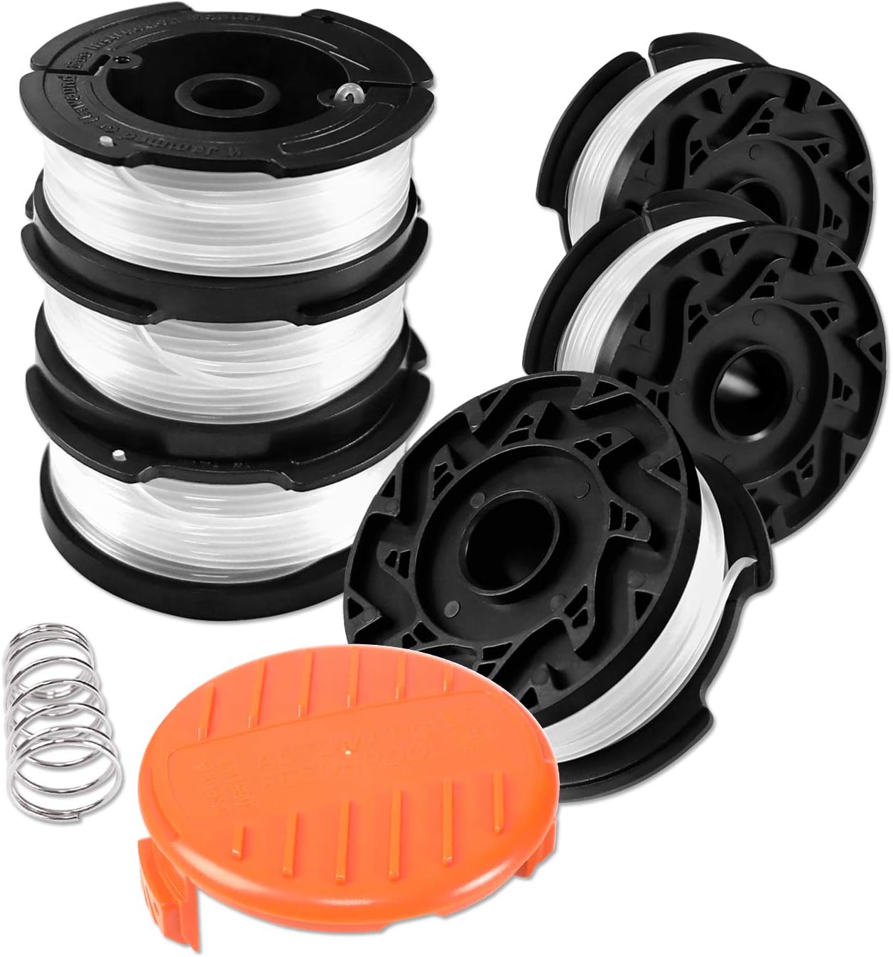 ZESTAW 6 ŻYŁKA SZPULI DO PODKASZARKI 1.5MM PARKSIDE SZPULA DO BLACK&DECKER