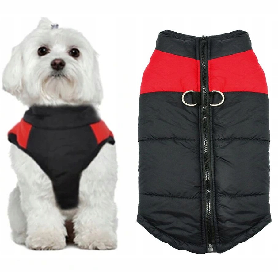 

Kamizelka kurtka Dla Psa wodoodporna Czerwona L