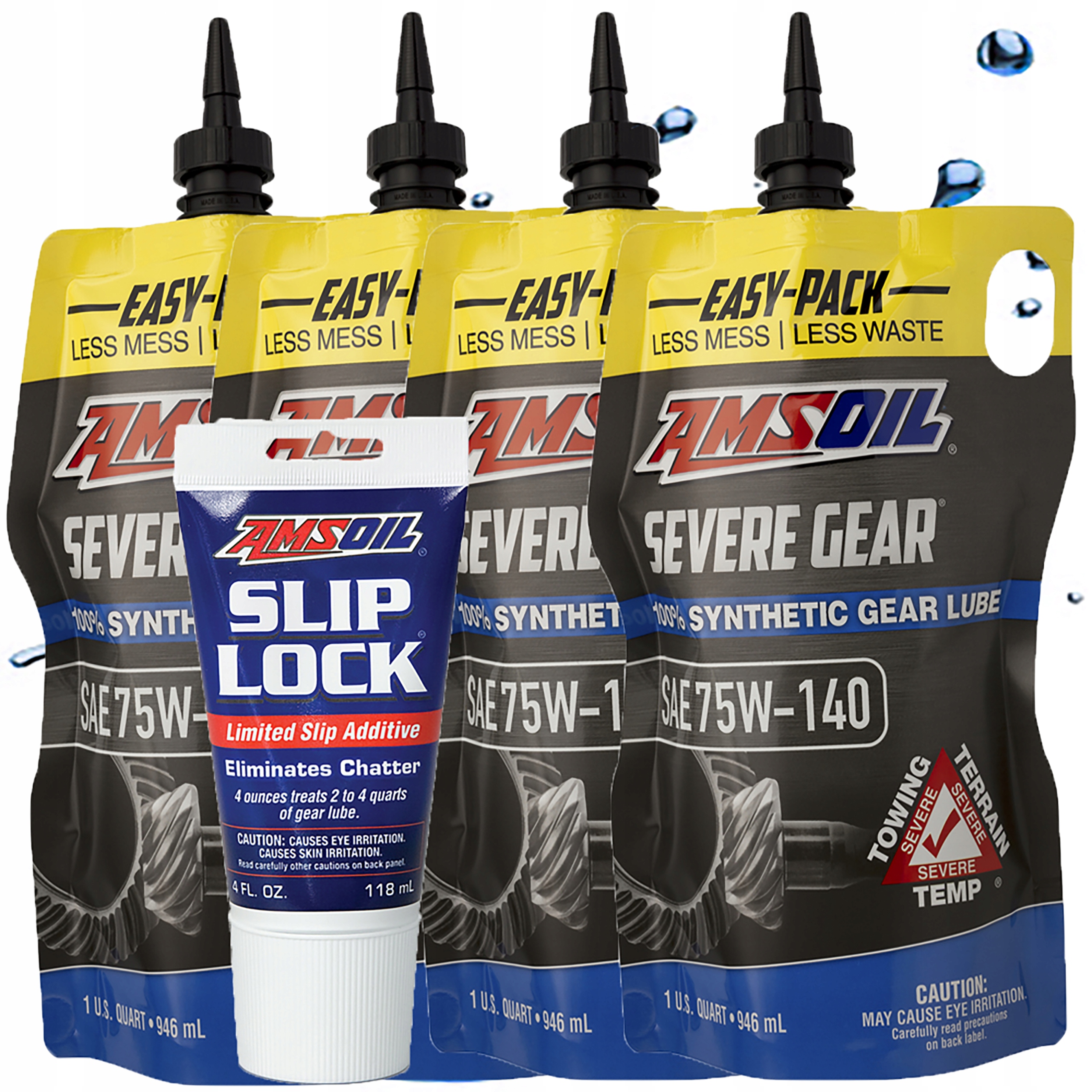 Prevodový Olej Amsoil 75V140 100 % Synthetic Severe Gear Slip Lock Lsd