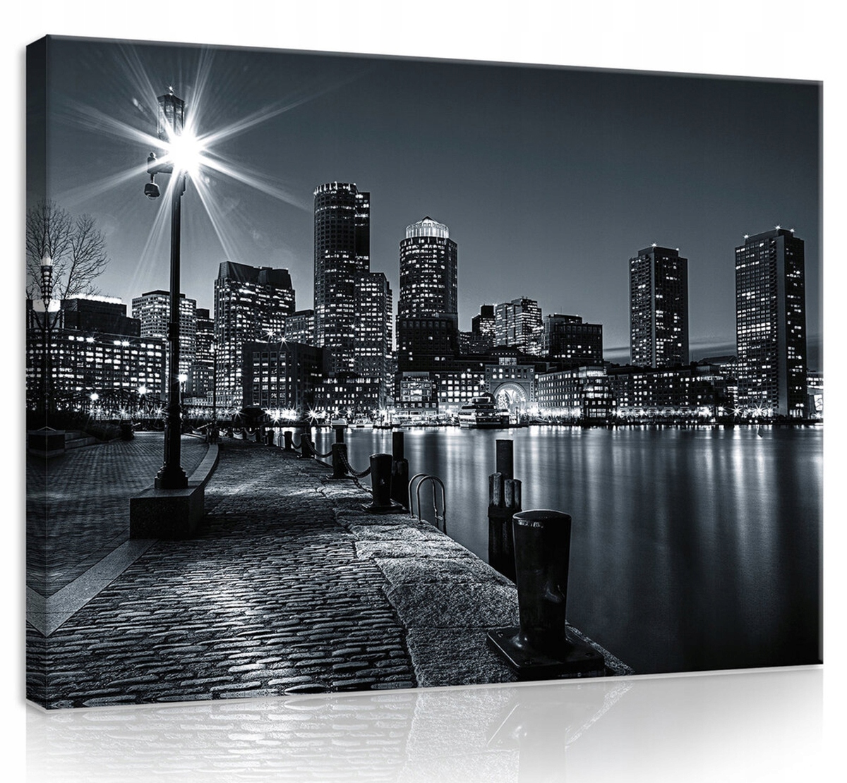 Obraz Na Plátně Canvas 100x75 Město Mrakodrapy Noc