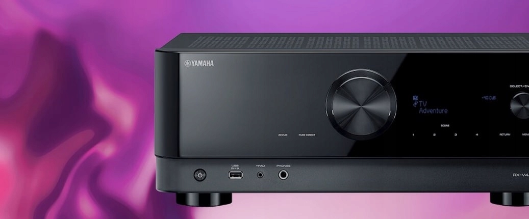 ZESTAW KINA DOMOWEGO YAMAHA RX-V4A +TAGA HARMONY TAV-506 v.2 F+C+S czarne Model TAV-506 v.2