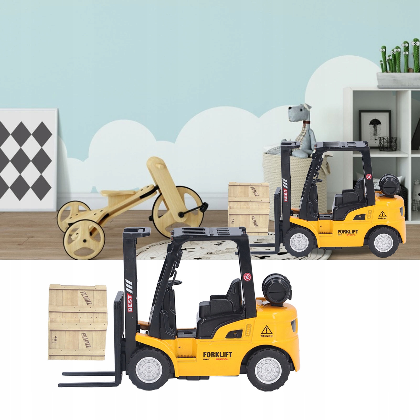 WÓZEK WIDŁOWY PODNOSZONE WIDŁY WIDLAK NAPĘD Marka bez marki