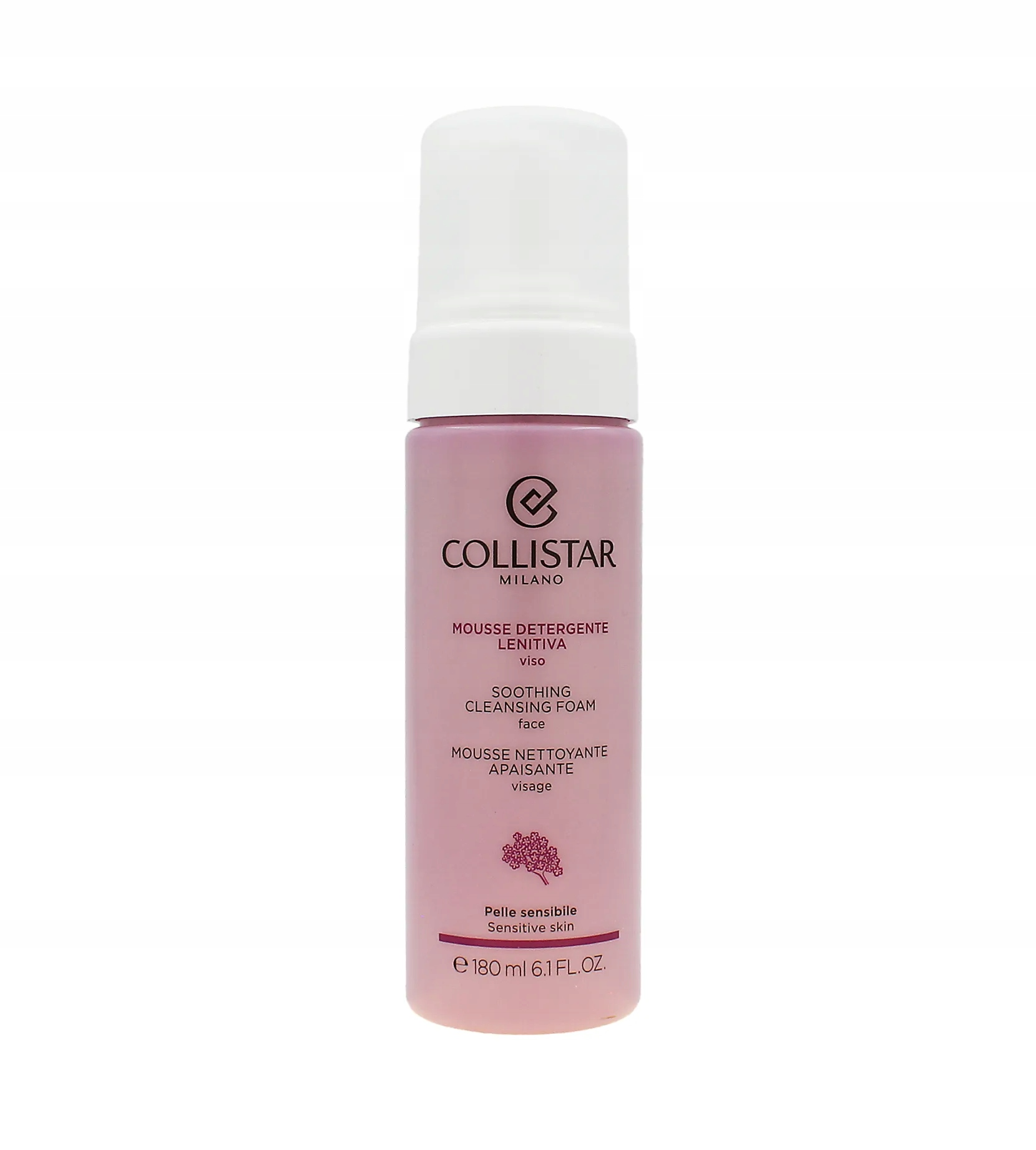 Collistar Soothing Cleansing Foam zklidňující čisticí pěna 180 ml