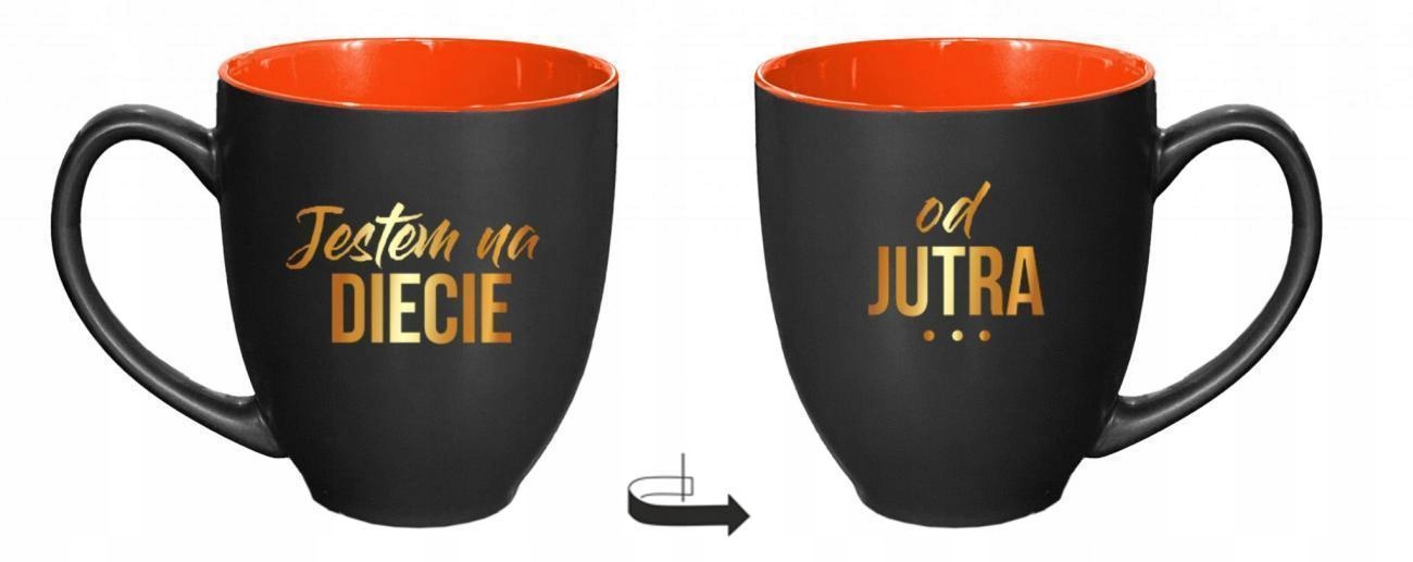 

Kubek Kobiecy 480ml Jestem Na Diecie...od Jutra