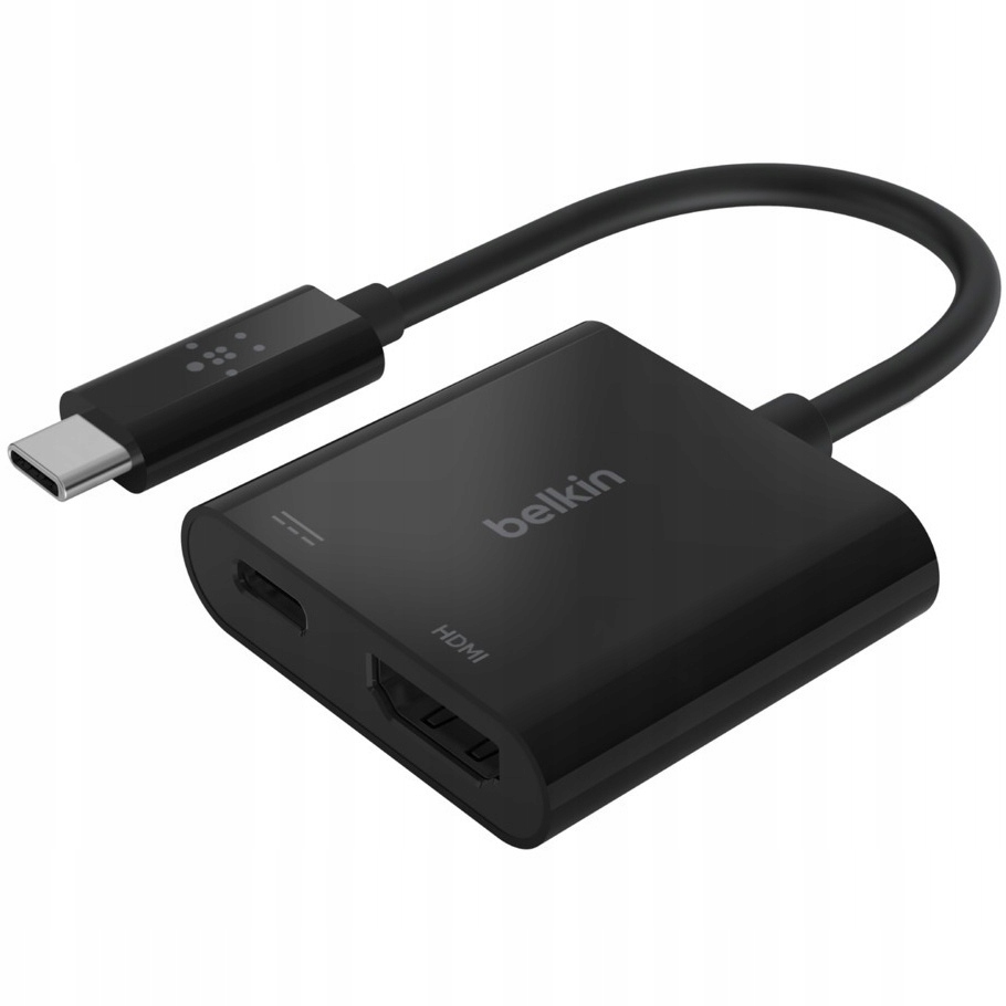 Adapter Usb-c (M) do Hdmi (f) port ładowania Usb-c Pd 60W, 4K/60Hz Belkin