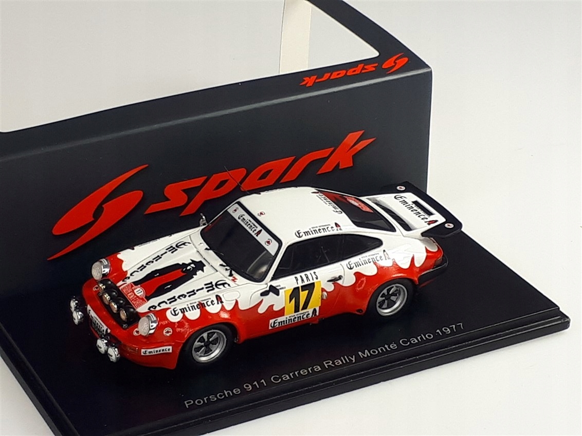 Spark Porsche 911 Carrera #17 F. Bondil Rallye Monte Carlo 1977 1:43