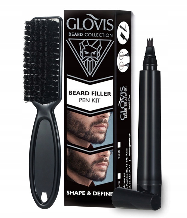 

Glovis Beard Pen Filler Zagęszczanie Brody Zestaw