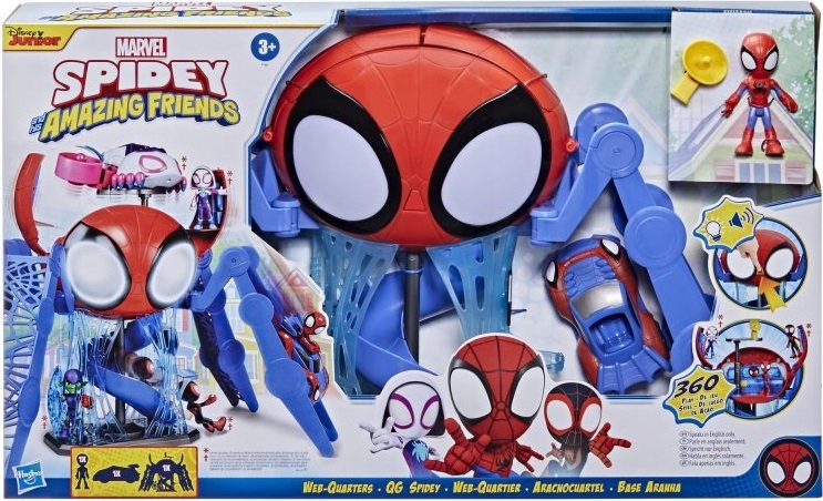 Spider  SPIDEY I SUPER KUMPLE BAZA Z FIGURKĄ WEB-QUARTERS
