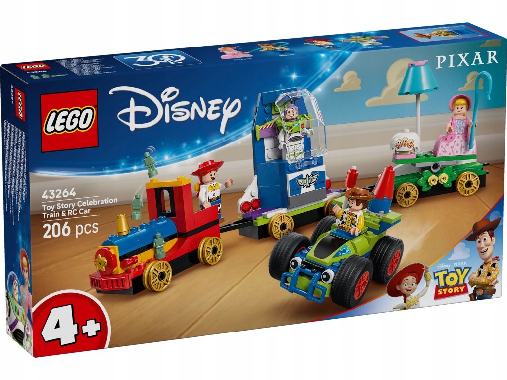 Lego 43264 Disney Toy Story – Okolnostní vlak a pan ovládaný