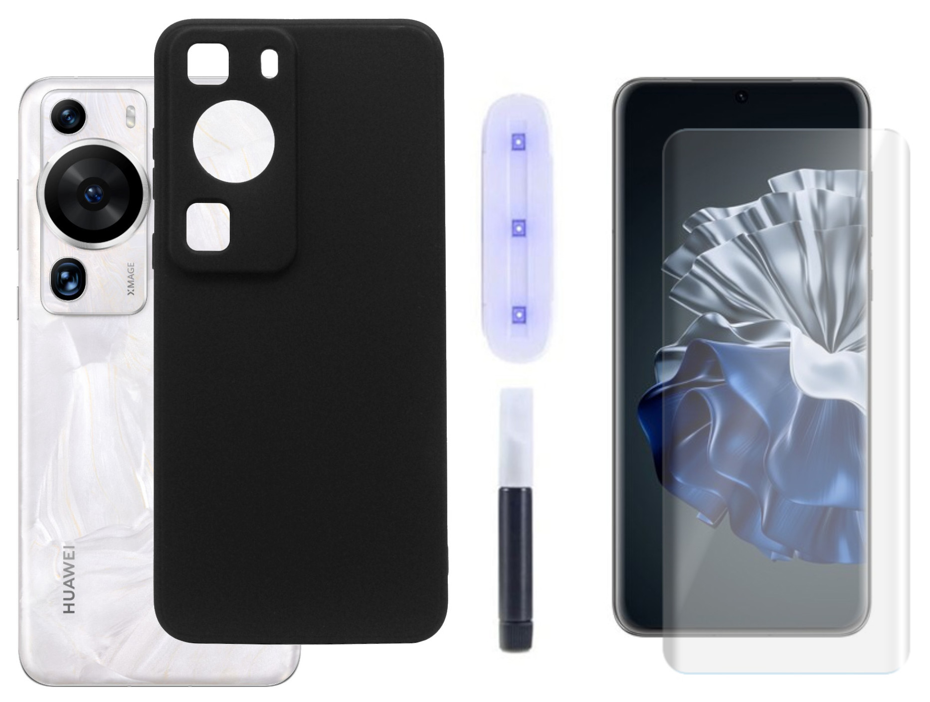

Etui Jelly Case do Huawei P60 Pro czarn Matt+szkło