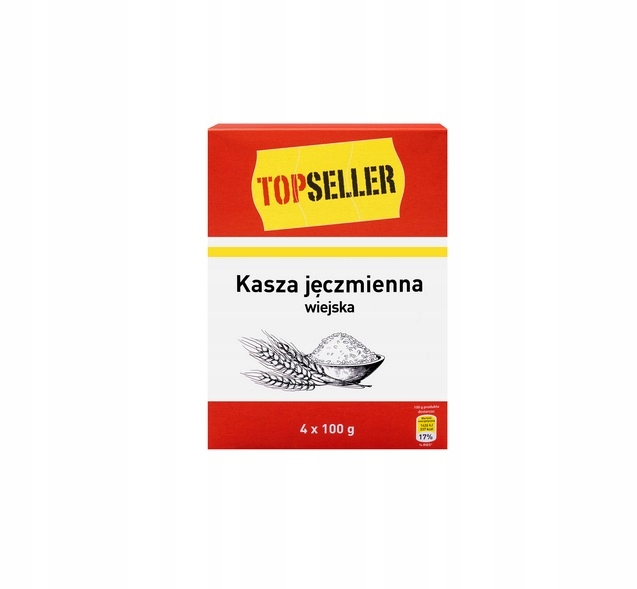 Levně 17X Topseller Venkovská ječná kaše střední 4x100 g