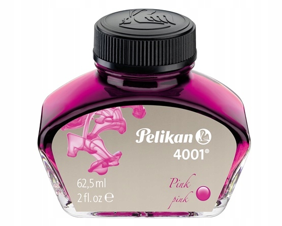 

Atrament Pelikan 4001 30ml różowy tusz kałamarz