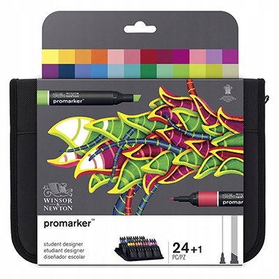 Student designer, sada tužek Promarker W&n, 24 kusů