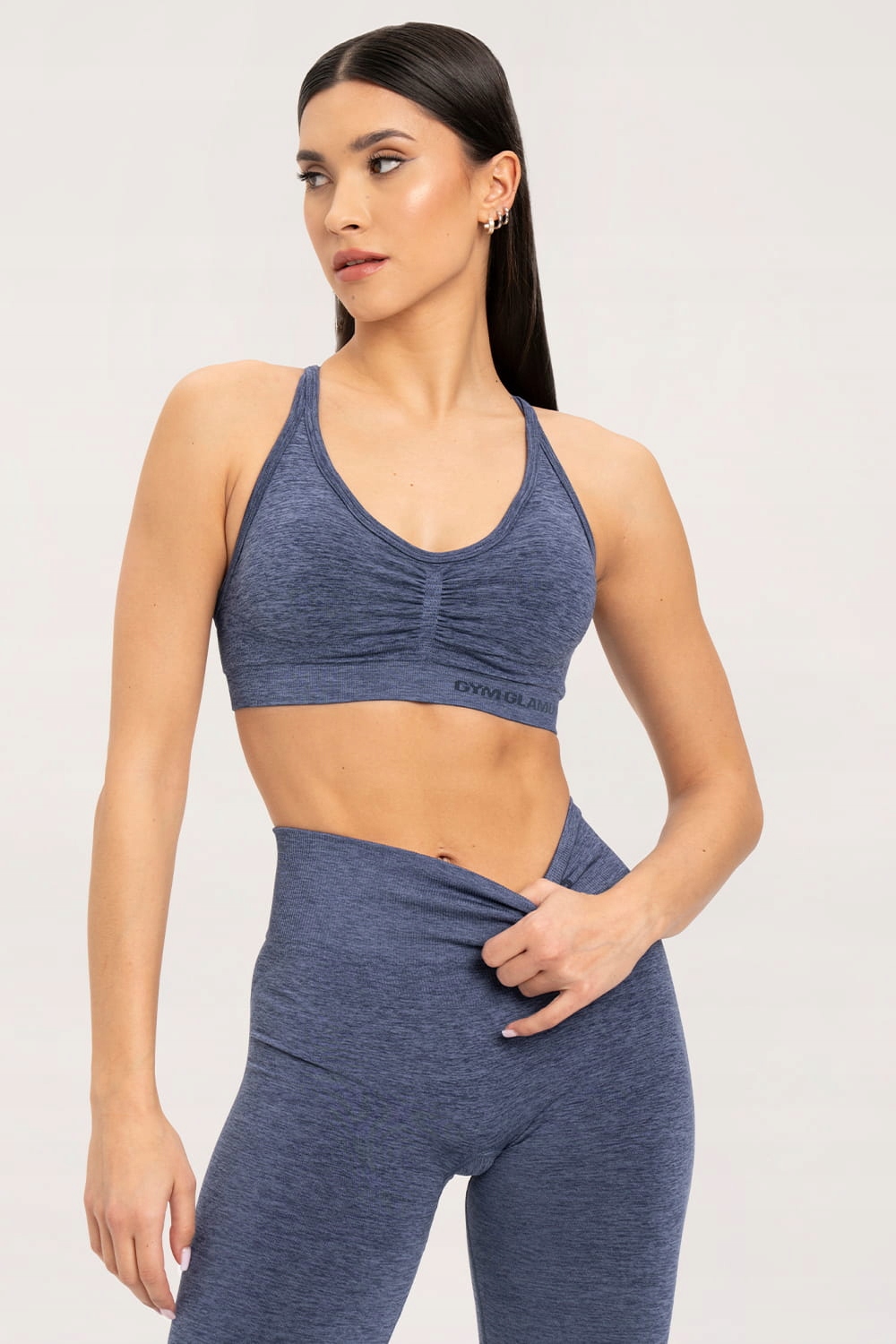 Biustonosz Gym Glamour seamless dark blue S