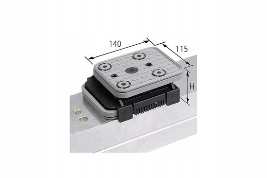 Schmalz Podtlakový blok pro trámové stoly 140 x 115 mm H125
