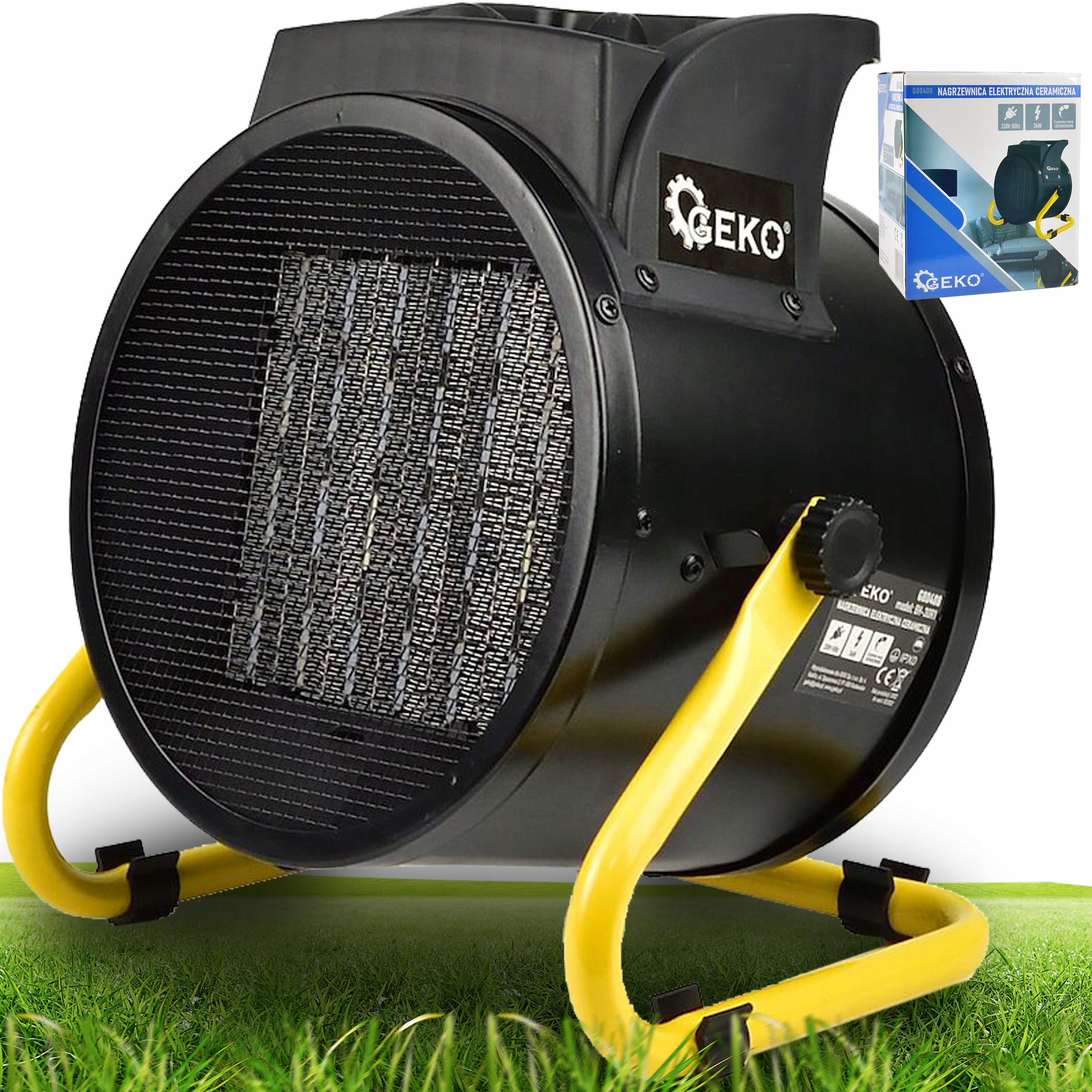 ЕЛЕКТРИЧНИЙ КЕРАМІЧНИЙ ОБІГРІВАЧ 3 кВт G80408