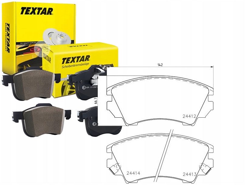 TEX2441201 Kostky Ham. Opel Přední Insignia 08- 2,0 Asistent řidiče #33