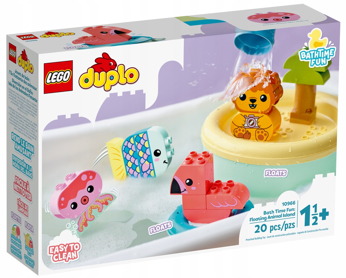 Lego Duplo Zábava Při Koupání Plovoucí Ostrov 10966