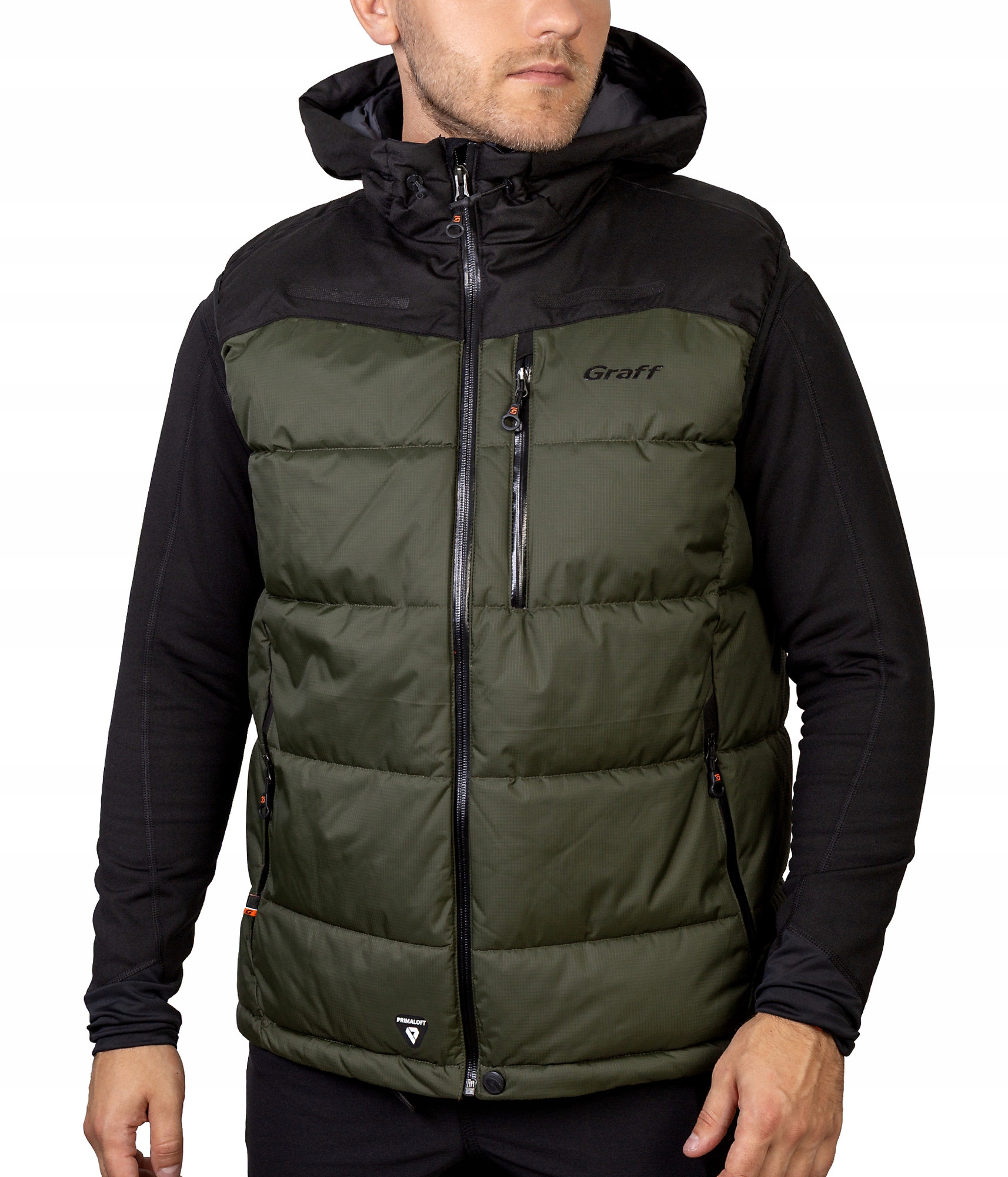 Pikovaná Vesta Graff 445-O zelená XL