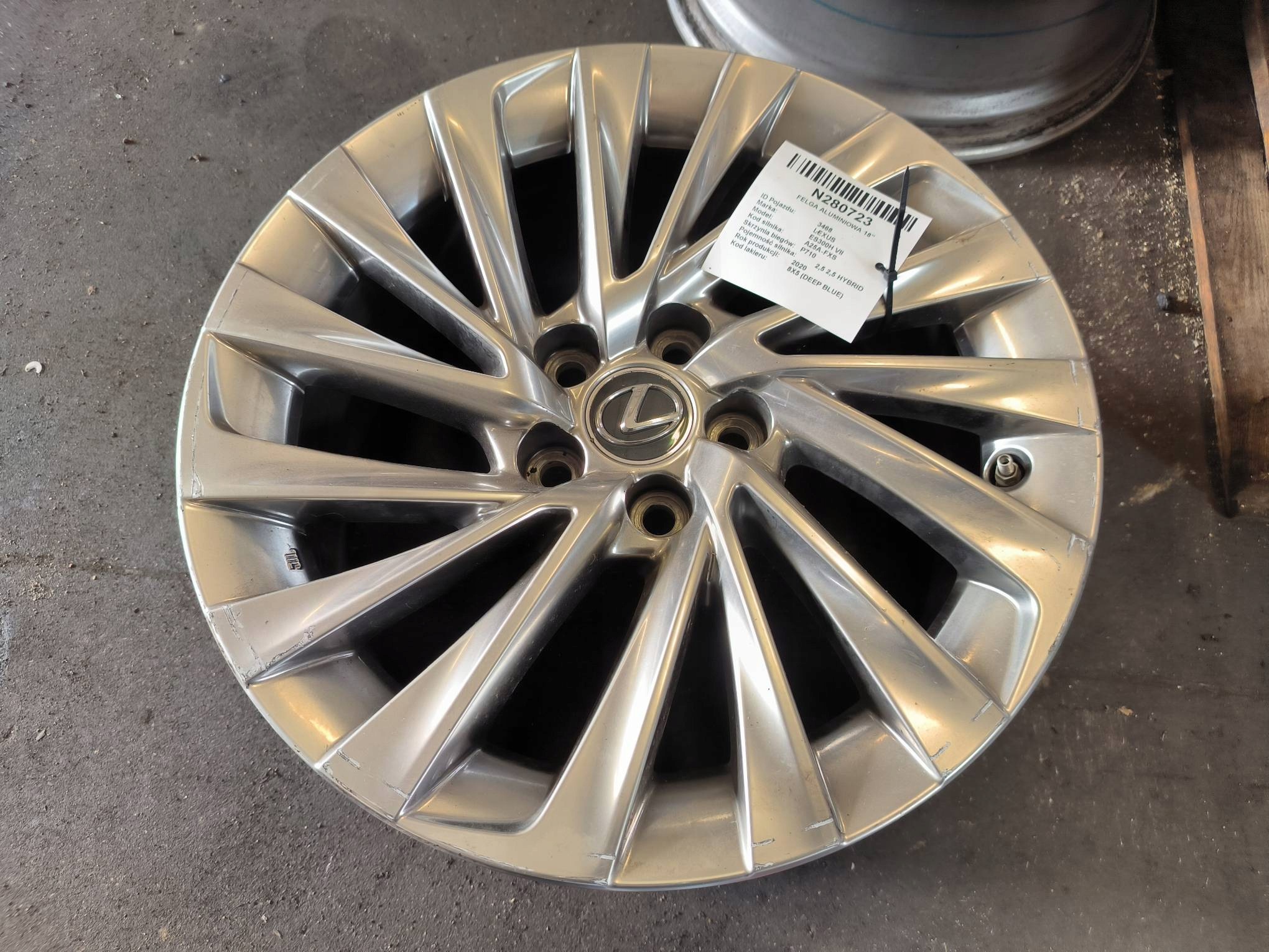 disk hliníkový 18'' 5X114.3 LEXUS ES300H VII