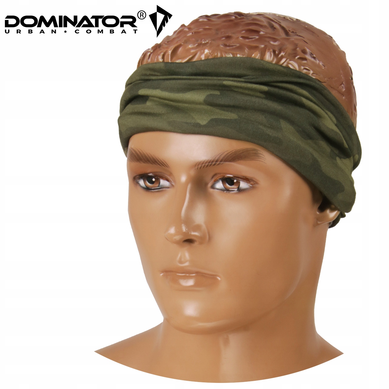 KOMIN BANDANA CHUSTA SZAL DOMINATOR DARK CAMO Wzór dominujący moro