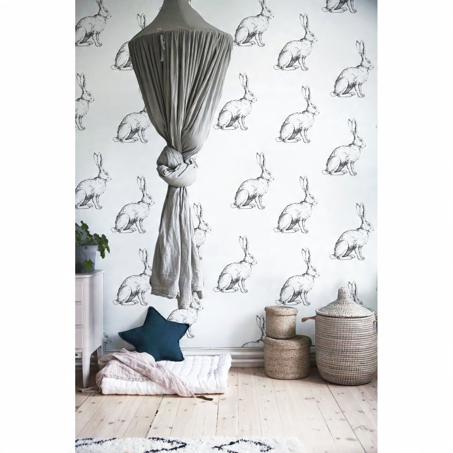

Fototapeta ścienna Naszkicowane króliki 250x104 cm