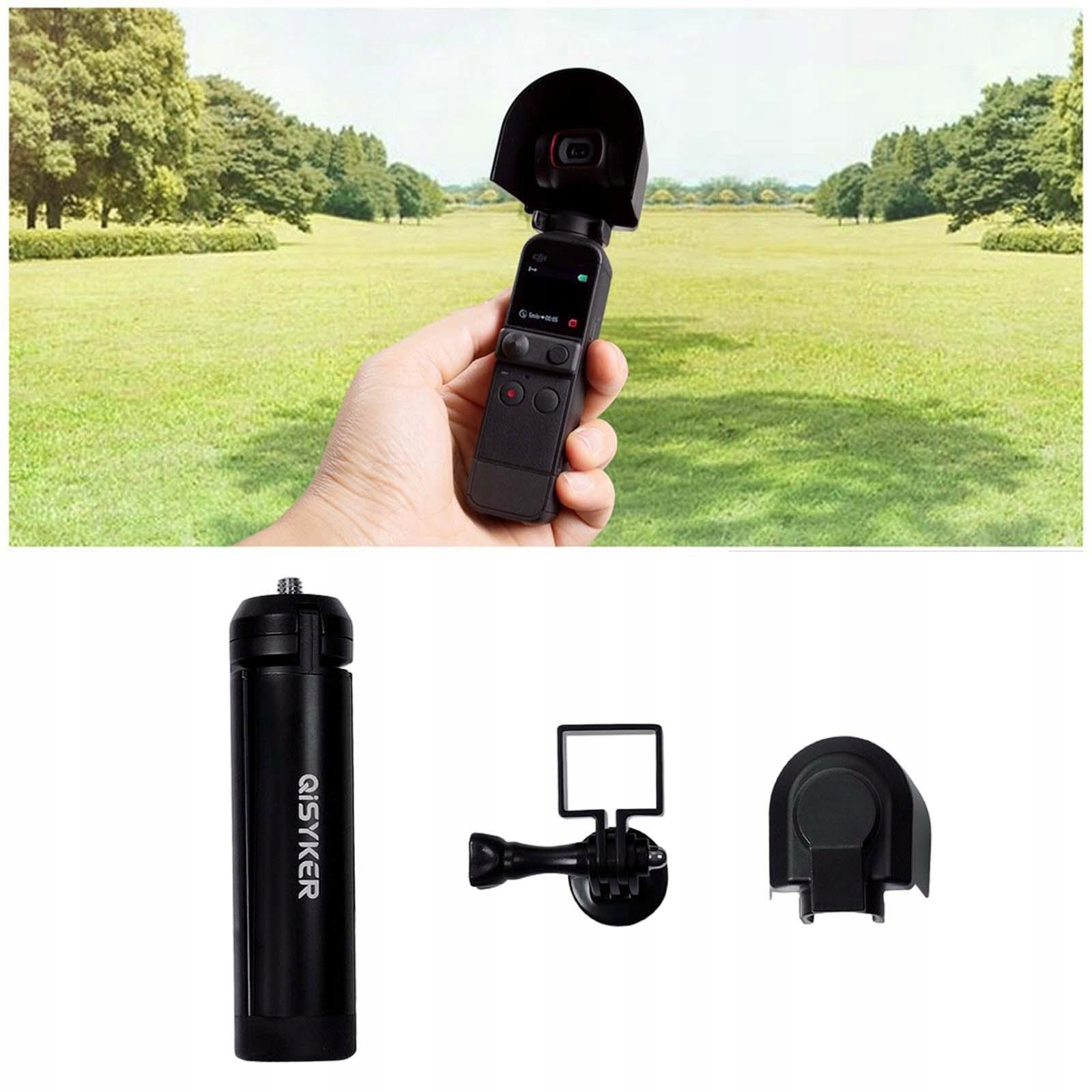 Mini Tripod with Lens Protective Cap Monopod Model Stabilizator gimbala z osłoną obiektywu Odporny na