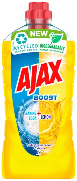 

Ajax Boost Baking Soda+lemon Płyn Do Podłóg 1L
