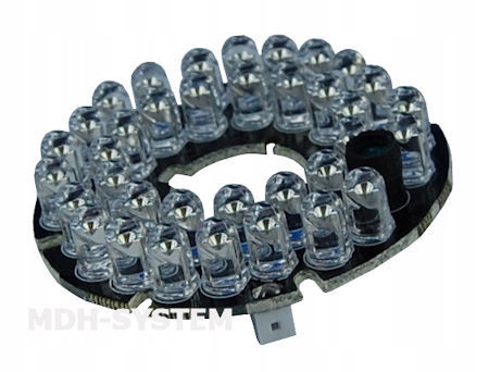 OŚWIETLACZ IR 36 LED REFLEKTOR PODCZERWIENI 53 mm Model FY-5036