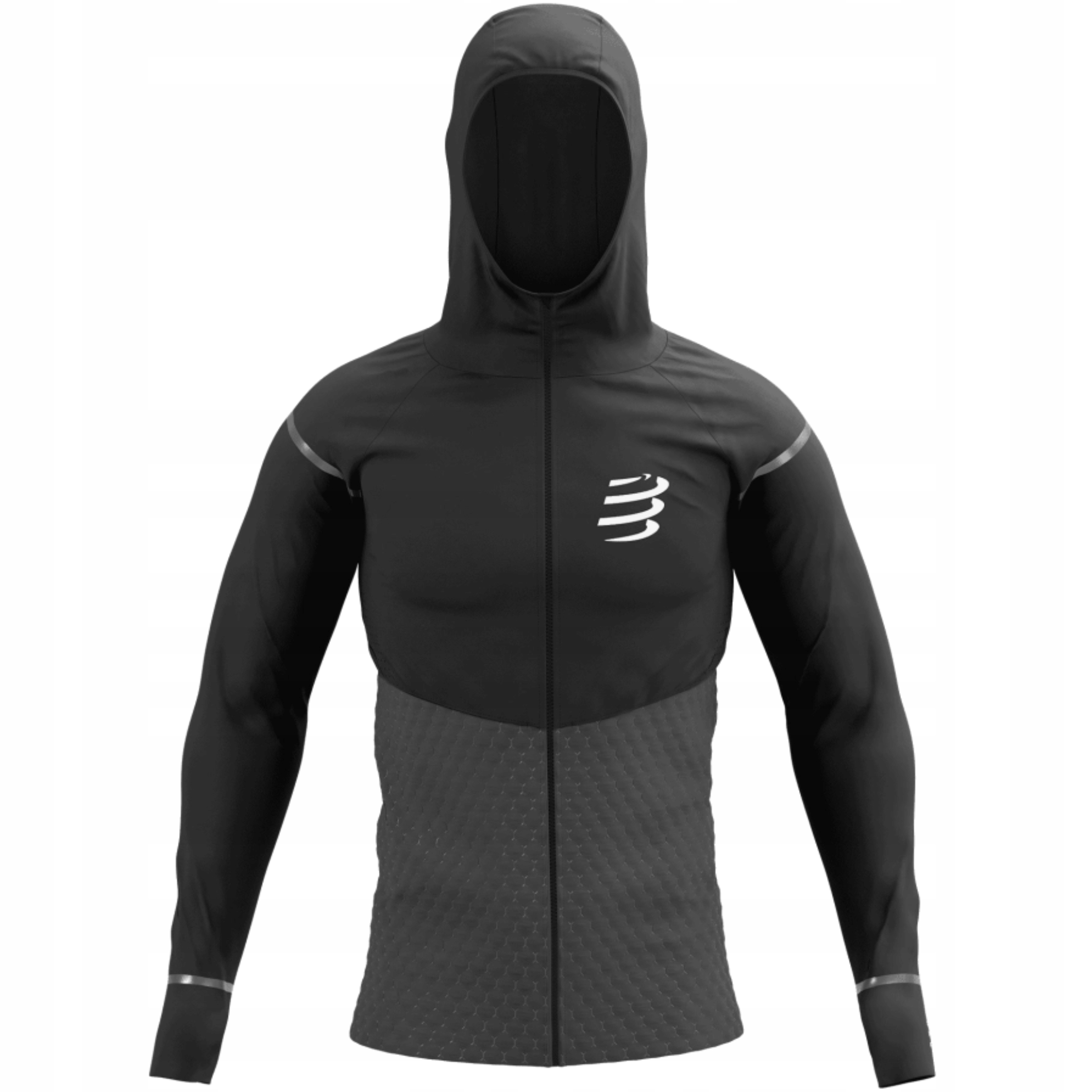 Kurtka Męska do Biegania Compressport Sportowa Winter Insulated Czarna S