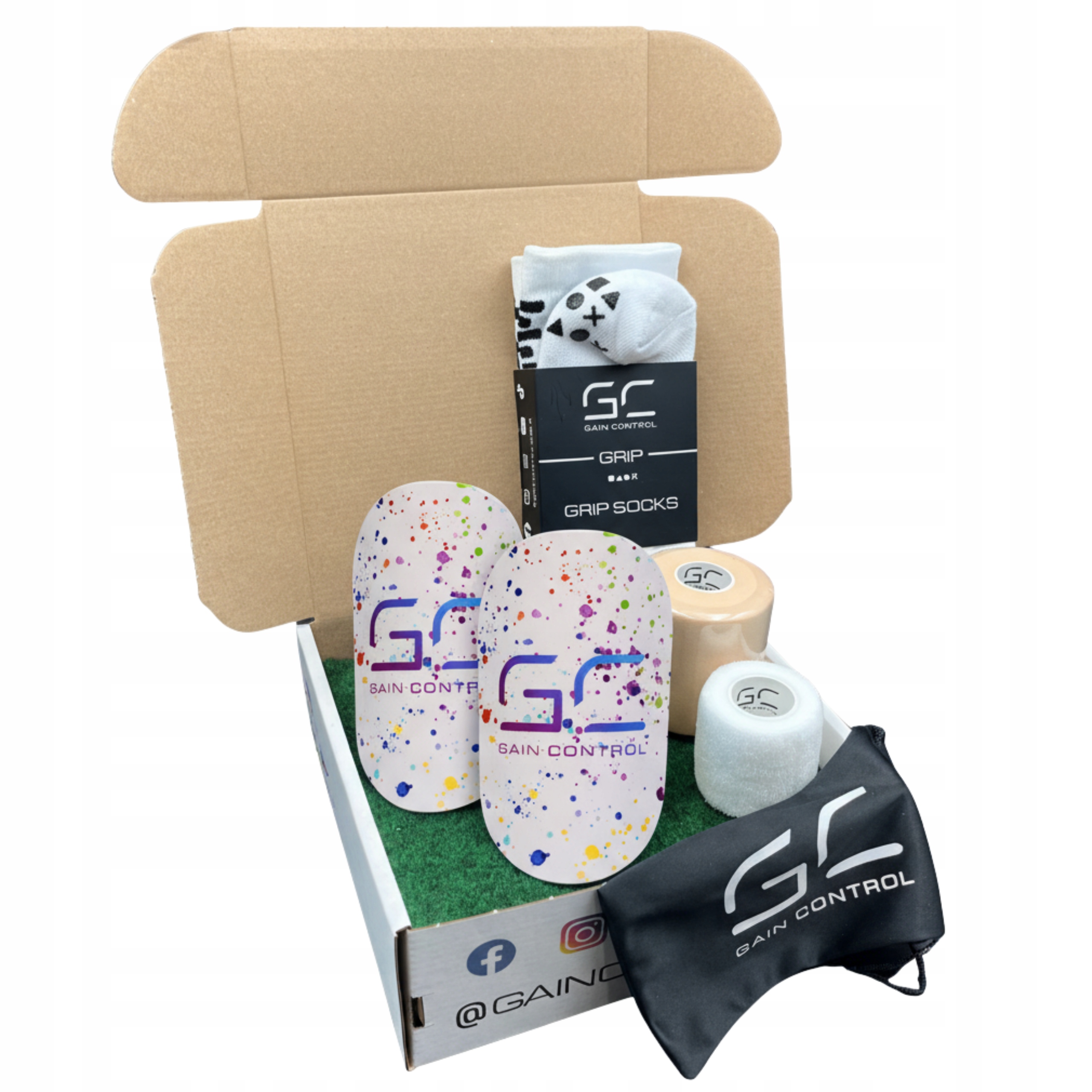 Box Fotbalové Chrániče Gc Rainbow Rain M