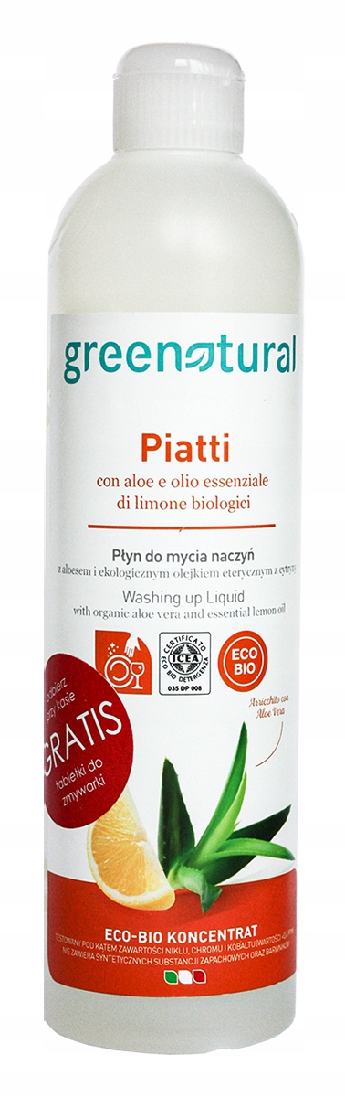 

Płyn do naczyń Eco Bio koncentr. 500ml Greenatural
