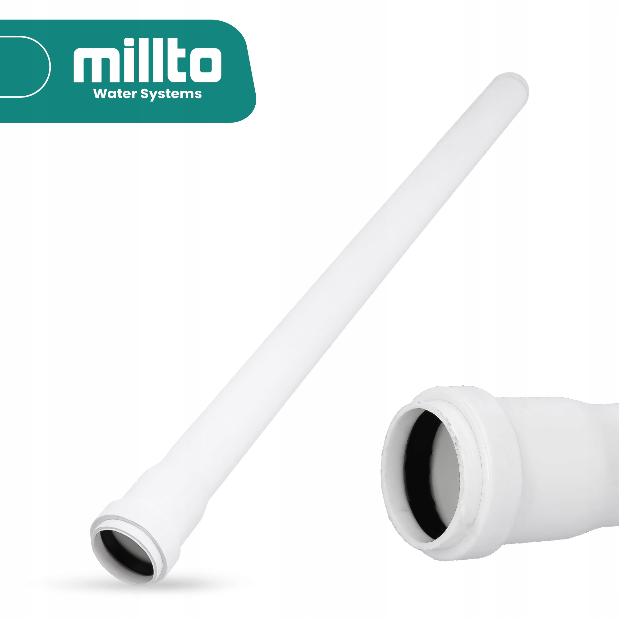 RURA KANALIZACYJNA 32x500 MM PCV PP ODPŁYWOWA WODY WEWNĘTRZNA KANALIZACJA Zastosowanie kanalizacyjne wewnętrzne