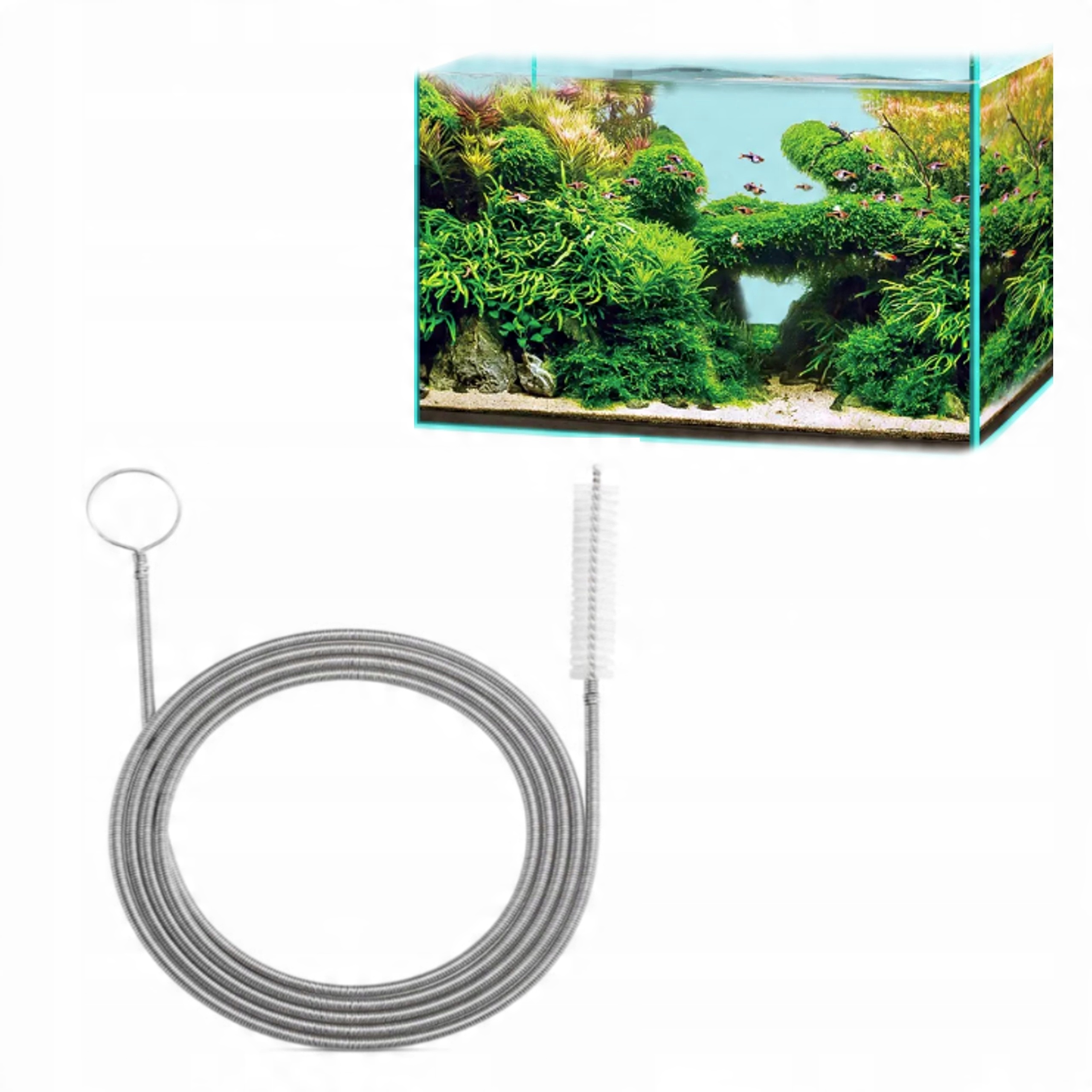 

Szczotka Wycior Czyszczenia Węży Filtrów Akwarium