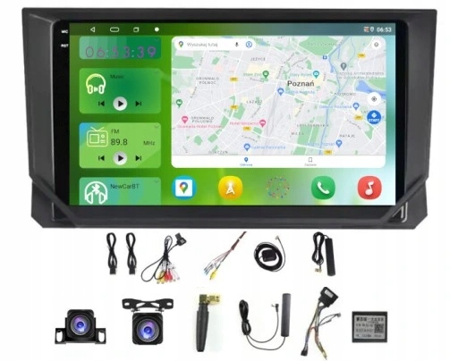 Rádio Navigácia Gps Android Auto Seat Arona 2018-2023 6GB 128GB Sim