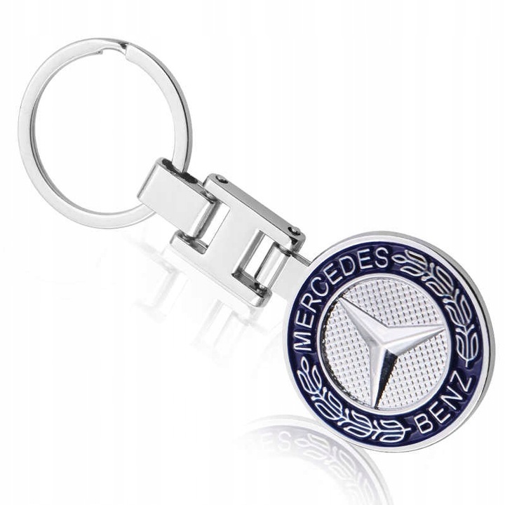 METALOWY BRELOK BRELOCZEK DO KLUCZY MERCEDES